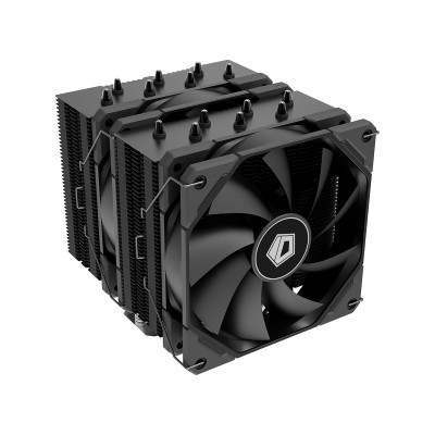 Кулер для процесора ID-Cooling SE-207-XT Black, 2x120 мм, алюміній/мідь, Intel: 2066, 2011, 1700, 1200, 1150, 1151, 1155, 1156, AMD: AM4/AM5, 157х144х122 мм, 4-pin PWM, до 220 Вт