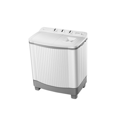 Пральна машина напівавтоматична Liberton LWM-5501 PUMP, White/Grey, з 2 барабанами, завантаження 5.5 кг, 3 режими, 1350 об/хв, клас енергоспоживання А+, 61х38.2х69.4 см
