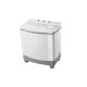 Пральна машина напівавтоматична Liberton LWM-5501 PUMP, White/Grey, з 2 барабанами, завантаження 5.5 кг, 3 режими, 1350 об/хв, клас енергоспоживання А+, 61х38.2х69.4 см