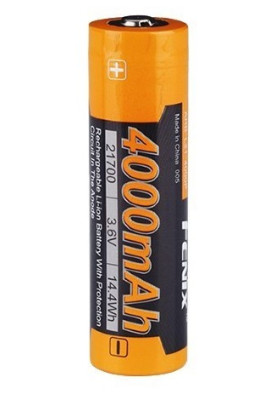 Акумулятор 21700, 4000 mAh, Fenix, 1 шт, Li-ion, 3.6V, Yellow (ARB-L21-4000P)