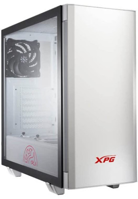 Корпус ADATA XPG INVADER White, без БЖ, Mid Tower, для ATX / Micro-ATX / Mini-ITX, 2x120 мм XPG VENTO, VGA до 430 мм / CPU до 170 мм, бічна панель із загартованого скла 4 мм (INVADER-WHCWW)