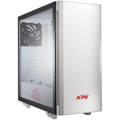 Корпус ADATA XPG INVADER White, без БЖ, Mid Tower, для ATX / Micro-ATX / Mini-ITX, 2x120 мм XPG VENTO, VGA до 430 мм / CPU до 170 мм, бічна панель із загартованого скла 4 мм (INVADER-WHCWW)