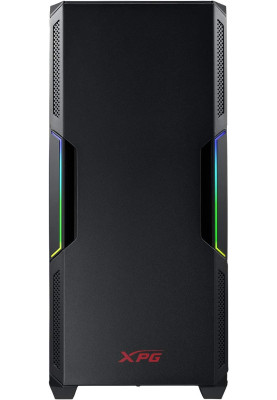 Корпус ADATA XPG STARKER Black, без БЖ, Mid Tower, для ATX / Micro-ATX / Mini-ITX, 1x120 мм XPG VENTO, 1x120 мм XPG VENTO ARGB, VGA до 350 мм / CPU до 165 мм, бічна панель із загартованого скла 4 мм (STARKER-BKCWW)