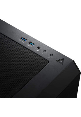 Корпус ADATA XPG STARKER Black, без БЖ, Mid Tower, для ATX / Micro-ATX / Mini-ITX, 1x120 мм XPG VENTO, 1x120 мм XPG VENTO ARGB, VGA до 350 мм / CPU до 165 мм, бічна панель із загартованого скла 4 мм (STARKER-BKCWW)