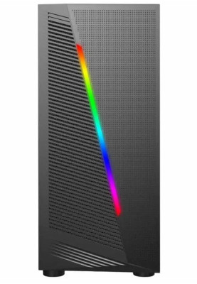 Корпус Frontier Karo 22A Black, без БЖ, Mid Tower, ATX / Micro ATX / Mini ITX, 2xUSB 3.0, 1xUSB 2.0, 330x200x440 мм