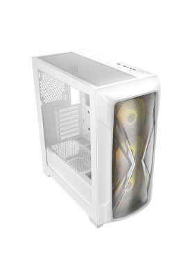 Корпус Antec DP505 White, Mid Tower, без БЖ, для EATX / ATX / Micro ATX / mini ITX, бічна панель із загартованого скла, 3x120 мм ARGB Fan (0-761345-81076-0)
