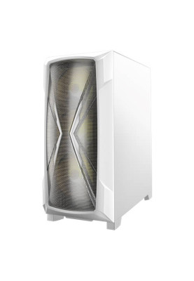 Корпус Antec DP505 White, Mid Tower, без БЖ, для EATX / ATX / Micro ATX / mini ITX, бічна панель із загартованого скла, 3x120 мм ARGB Fan (0-761345-81076-0)