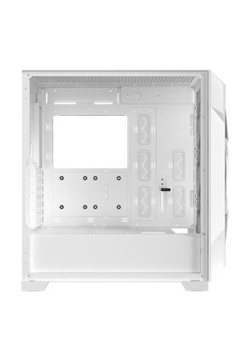 Корпус Antec DP505 White, Mid Tower, без БЖ, для EATX / ATX / Micro ATX / mini ITX, бічна панель із загартованого скла, 3x120 мм ARGB Fan (0-761345-81076-0)