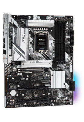Материнська плата LGA1700, ASRock B760 Pro RS, B760, 4xDDR5, Int.Video(CPU), 4xSATA3, 3xM.2, 1xPCI-E 16x 5.0, 1xPCI-E 16x 4.0, 1x. 0, 1xM.2 (Key E), ALC897, RTL8125BG, 9xUSB3.2/4xUSB2.0, HDMI/DP/Type-C, CrossFire, ATX