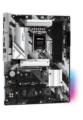 Материнська плата LGA1700, ASRock B760 Pro RS/D4, B760, 4xDDR4, Int.Video(CPU), 4xSATA3, 3xM.2, 2xPCI-E 16x 4.0, 1xPCI-E 16x 3.0, 1xPCI-E 1x 3.0, 1xM.2 (Key E), ALC897, RTL8125BG, 9xUSB3.2/4xUSB2.0, HDMI/DP, CrossFire, ATX