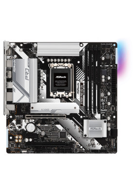 Материнська плата LGA1700, ASRock B760M Pro RS/D4, B760, 4xDDR4, Int.Video(CPU), 4xSATA3, 2xM.2, 2xPCI-E 16x 4.0, 1xPCI-E 1x 4.0, 1xM.2 (Key E), ALC897, RTL8125BG, 7xUSB3.2/6xUSB2.0, HDMI/DP, CrossFire, MicroATX
