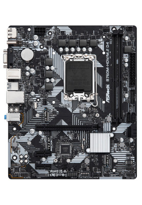 Материнська плата LGA1700, ASRock B760M-HDV/M.2 D4, B760, 2xDDR4, Int.Video(CPU), 4xSATA3, 2xM.2, 1xPCI-E 16x 4.0, 2xPCI-E 1x 3.0, 1xM.2 (Key E), ALC897, RTL8111H, 6xUSB3.2/5xUSB2.0, VGA/HDMI/DP, MicroATX