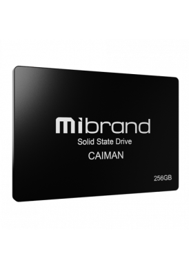 Твердотільний накопичувач 256Gb, Mibrand Caiman, SATA3, 2.5", 3D TLC, 550/460 MB/s (MI2.5SSD/CA256GBST)