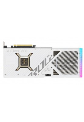 Відеокарта GeForce RTX 4090, Asus, ROG GAMING OC (White Edition), 24Gb GDDR6X, 384-bit, 2xHDMI/3xDP, 2640/21000 MHz, 16-pin (ROG-STRIX-RTX4090-O24G-WHITE)