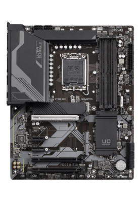 Материнська плата LGA1700, Gigabyte Z790 UD, Z790, 4xDDR5, Int.Video(CPU), 6xSATA3, 3xM.2, 1xPCI-E 16x 5.0, 1xPCI-E 16x 4.0, 1xPCI-E 16x 3.0, 2xPCI-E 1x 3.0, Realtek 7.1, Intel 2.5GbE, 9xUSB3.2/8xUSB2.0, HDMI/DP, CrossFire, ATX