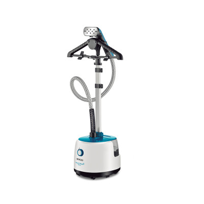 Відпарювач Sogo PLA-SS-6335, White/Blue, 1800W, постійна пара 30 г/хв, об'єм резервуара для води 1900 мл, 55 хв безперервна гаряча пара, 2 парових важеля для різних тканин