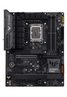Материнська плата LGA1700, Asus TUF GAMING Z790-PLUS WIFI, Z790, 4xDDR5, Int.Video(CPU), 4xSATA3, 4xM.2, 1xPCI-E 16x 5.0, 1xPCI-E 16x 4.0, 1xPCI-E 4x 4.0, 2xPCI-E 1x 3.0, S1220A, Intel 2.5Gb, WiFi 6, Bluetooth 5.2, 10xUSB3.2/2xUSB2.0, HDMI/DP, ATX