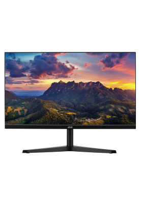 Монітор 21.5" 2E A2222B, Black, WLED, VA, 1920x1080 (16:9), 5 мс, 75 Гц, 220 кд/м², 3000:1, 178°/178°, VGA/HDMI, VESA 75x75 мм, зовнішній БЖ (2E-A2222B-01.UA)