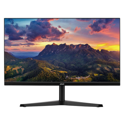 Монітор 21.5" 2E A2222B, Black, WLED, VA, 1920x1080 (16:9), 5 мс, 75 Гц, 220 кд/м², 3000:1, 178°/178°, VGA/HDMI, VESA 75x (2E-A2222B-01.UA)