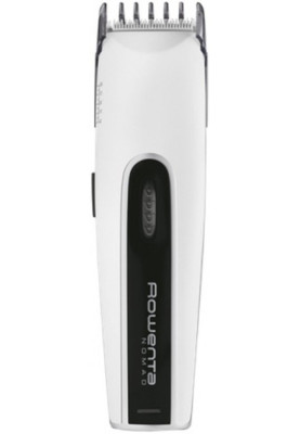 Машинка для стрижки Rowenta TN1400F1, White, живлення мережа/акумулятор, 2 насадки, 18 позицій установки довжини (1-30мм), індикатор зарядки