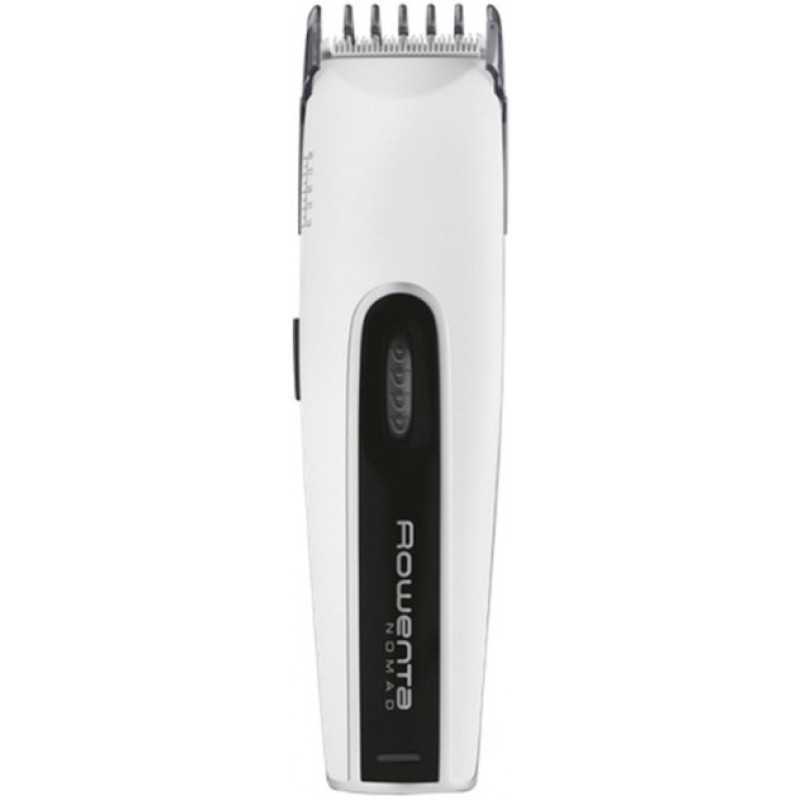 Машинка для стрижки Rowenta TN1400F1, White, живлення мережа/акумулятор, 2 насадки, 18 позицій установки довжини (1-30мм), індикатор зарядки