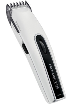 Машинка для стрижки Rowenta TN1400F1, White, живлення мережа/акумулятор, 2 насадки, 18 позицій установки довжини (1-30мм), індикатор зарядки