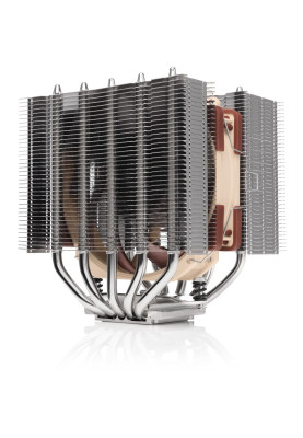 Кулер для процесора Noctua NH-D12L, алюміній/мідь, 1x120 мм, для Intel 1700/1200/115x/2066/2011, AMD AM5/AM4, до 148 Вт