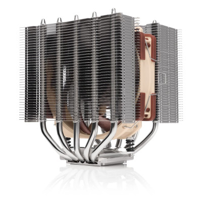 Кулер для процесора Noctua NH-D12L, алюміній/мідь, 1x120 мм, для Intel 1700/1200/115x/2066/2011, AMD AM5/AM4, до 148 Вт