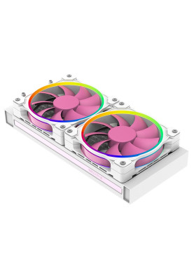 Система рідинного охолодження ID-Cooling Pinkflow 240 ARGB V2, White, Intel: 1700/1200/2066/2011/1366/1151/1150/1155/1156, AMD: TR4/AM4/FM2+/FM2/FM1/AM3+/AM3/AM2+, до 250 Вт