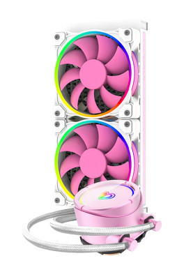 Система рідинного охолодження ID-Cooling Pinkflow 240 ARGB V2, White, Intel: 1700/1200/2066/2011/1366/1151/1150/1155/1156, AMD: TR4/AM4/FM2+/FM2/FM1/AM3+/AM3/AM2+, до 250 Вт