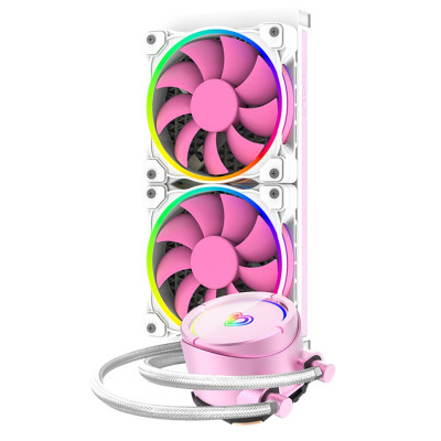 Система рідинного охолодження ID-Cooling Pinkflow 240 ARGB V2, White, Intel: 1700/1200/2066/2011/1366/1151/1150/1155/1156, AMD: TR4/AM4/FM2+/FM2/FM1/AM3+/AM3/AM2+, до 250 Вт