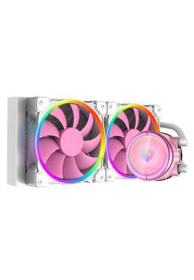 Система рідинного охолодження ID-Cooling Pinkflow 240 ARGB V2, White, Intel: 1700/1200/2066/2011/1366/1151/1150/1155/1156, AMD: TR4/AM4/FM2+/FM2/FM1/AM3+/AM3/AM2+, до 250 Вт