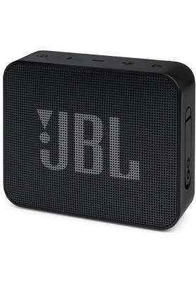 Колонка портативна 1.0 JBL GO Essential Black, 3.1 Вт, Bluetooth, живлення від акумулятора, IPX7 водонепроникна (JBLGOESBLK)