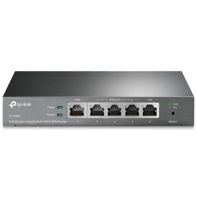 Маршрутизатор TP-LINK ER605, Black, 3xLAN/WAN / 1xRS232 (RJ45)