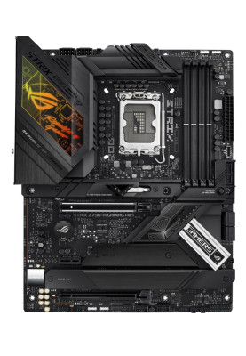 Материнська плата LGA1700, Asus ROG STRIX Z790-H GAMING WIFI, Z790, 4xDDR5, Int.Video(CPU), 4xSATA3, 4xM.2, 1xPCI-E 16x 5.0, 1xPCI-E 16x 4.0, 1xPCI-E 1x 3.0, S1220A + SV3H712, Intel 2.5Gb, WiFi 6, Bluetooth 5.3, 10xUSB3.2/4xUSB2.0, HDMI/DP, ATX