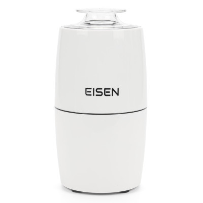 Кавомолка Eisen ECG-025, White, 250W, завантаження 60гр, леза з нерж. сталі, захист від перегріву