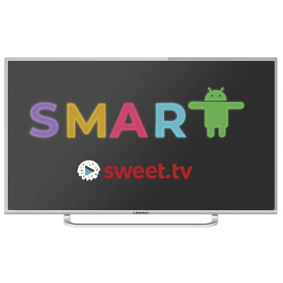 Телевізор 43" Liberton 43AS8UHDTA1.5 LED 3840x2160,60 Гц, Smart TV, Android 9.0, DVB-T2/C, HDMI, USB, VESA 200x100