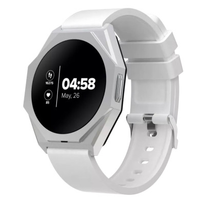 Смарт-годинник Canyon SW-86 "Otto", Silver, 1.3" (360x360, LTPS, сенсорний екран), Bluetooth, акселерометр, пульсометр, IP68, 200 mAh, Android / iOS, 76 г (CNS-SW86SS)
