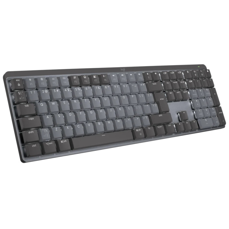 Клавіатура бездротова Logitech MX Mechanical Clicky, Graphite, Bluetooth / 2.4GHz, Easy-Switch (920-010759)
