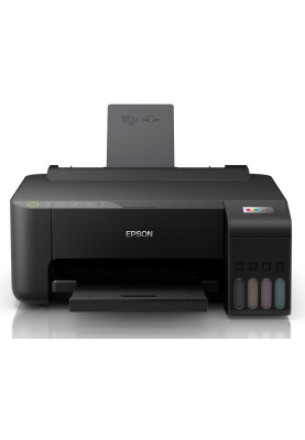 Принтер струменевий кольоровий A4 Epson L1250, Black, WiFi, 5760х1440 dpi, до 33/15 стор/хв, USB, вбудоване СБПЧ, чорнило Epson 103 (C11CJ71404)