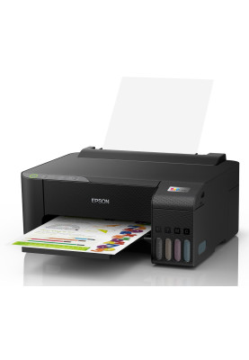 Принтер струменевий кольоровий A4 Epson L1250, Black, WiFi, 5760х1440 dpi, до 33/15 стор/хв, USB, вбудоване СБПЧ, чорнило Epson 103 (C11CJ71404)