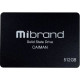 Твердотільний накопичувач 512Gb, Mibrand Caiman, SATA3, 2.5", 3D TLC, 550/460 MB/s (MI2.5SSD/CA512GBST)