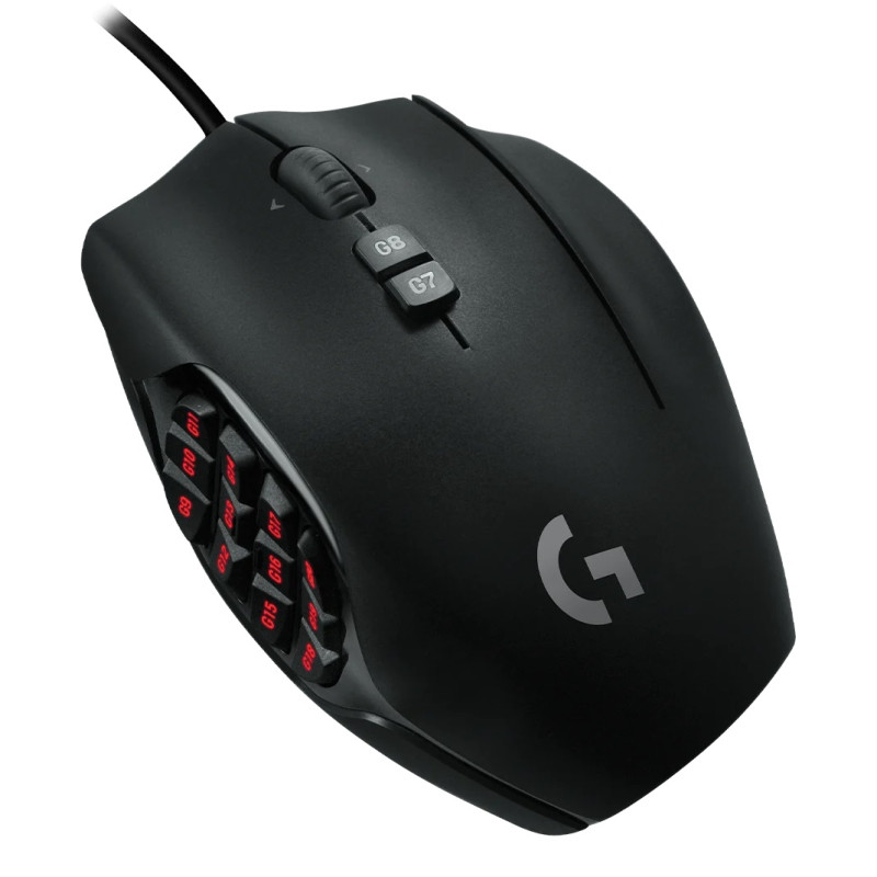 Миша Logitech G600 MMO Gaming, Black, USB, 8 200 dpi (910-002864)