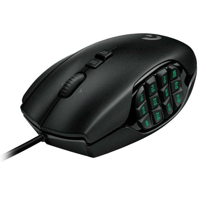Миша Logitech G600 MMO Gaming, Black, USB, 8 200 dpi (910-002864)