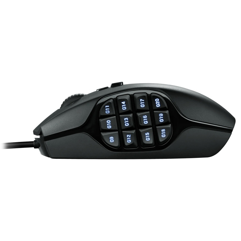 Миша Logitech G600 MMO Gaming, Black, USB, 8 200 dpi (910-002864)
