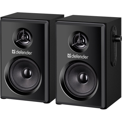 Колонки 2.0 Defender SPK-270, Black, 2х5 Вт, 3.5 мм, живлення від USB, регулятор гучності, роз'єм для навушників (65270)