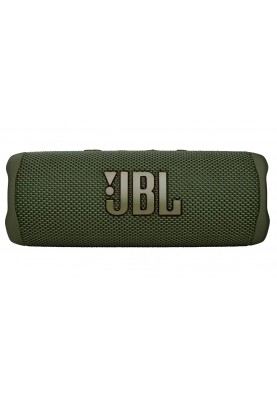 Колонка портативна 2.0 JBL Flip 6, Green, 30 Bт, Bluetooth, живлення від акумулятора, 4800 mAh, IPX7 водонепроникна (JBLFLIP6GREN)
