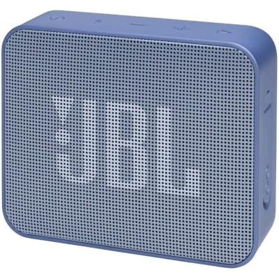 Колонка портативна 1.0 JBL GO Essential Blue, 3.1 Вт, Bluetooth, живлення від акумулятора, IPX7 водонепроникна (JBLGOESBLU)