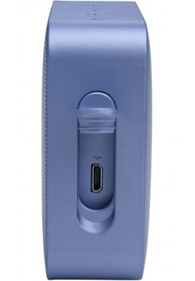 Колонка портативна 1.0 JBL GO Essential Blue, 3.1 Вт, Bluetooth, живлення від акумулятора, IPX7 водонепроникна (JBLGOESBLU)