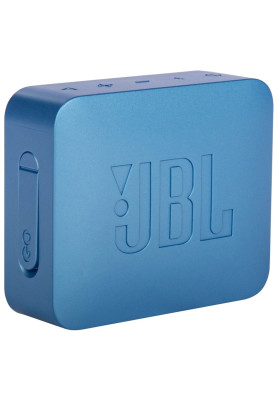 Колонка портативна 1.0 JBL GO Essential Blue, 3.1 Вт, Bluetooth, живлення від акумулятора, IPX7 водонепроникна (JBLGOESBLU)